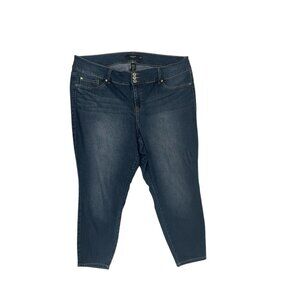 Torrid Denim Women's Bootcut Jean Size 24S (3X) 46-48" Waist 52-54" Hips Stretch